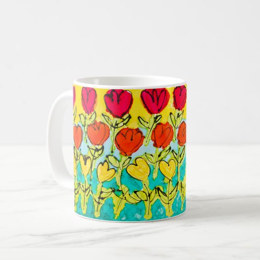 Sortir Tulips Lovitude Mug (Devant gauche)