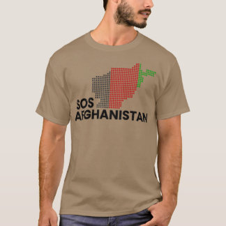 SOS afghanistan Stippen T-shirt