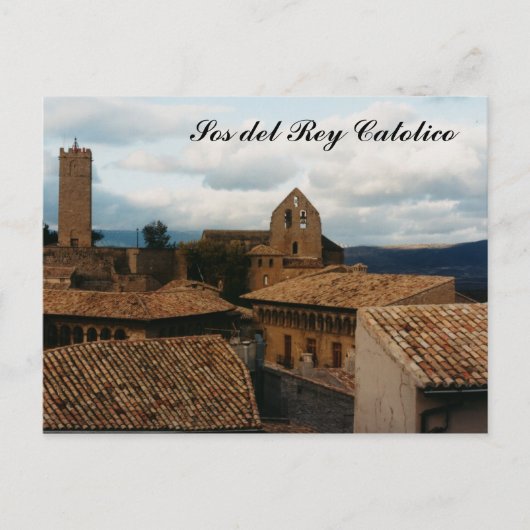 Sos del Rey Católico Briefkaart (Voorkant)
