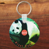 SOS Giant Panda Sleutelhanger (Voorkant)