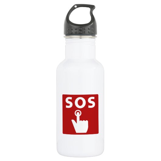 SOS, metroteken, Japan Waterfles (Voorkant)