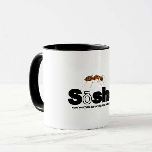 Soshel Logo Coffee Mug (Devant gauche)