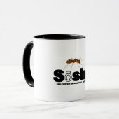 Soshel Logo Coffee Mug Mok (Voorkant links)