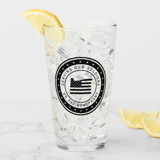 SOSHomefront Pint Glass Glas (Voorkant ijs)