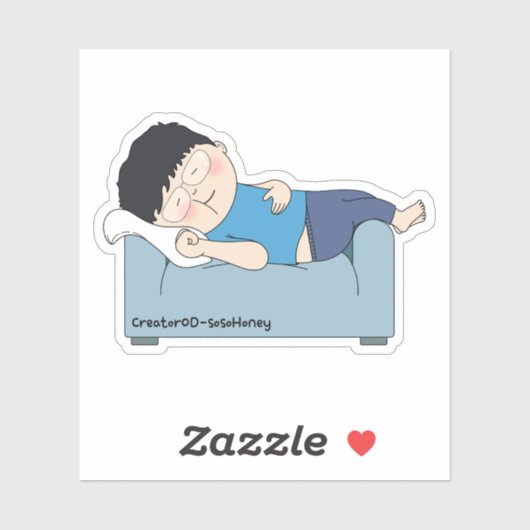 sosoHoney(60) slaap Sticker (Vel)