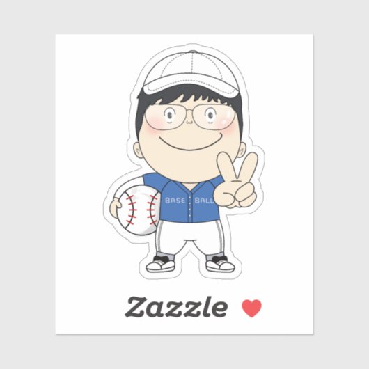 sosoHoney baseball Sticker (Vel)