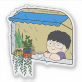 sosoHoning(38) regen Sticker (Voorkant)