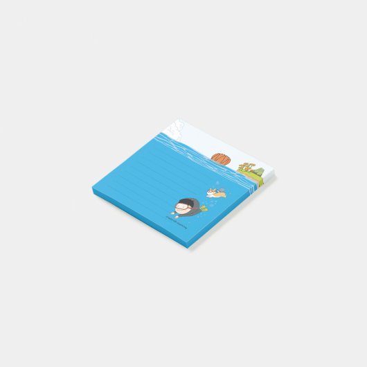 sosoHoning(72) zee Post-it® Notes (Schuin)