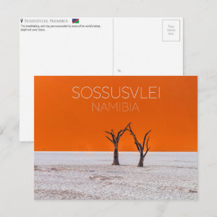Sossusvlei, Namibië Reisbriefkaart Briefkaart