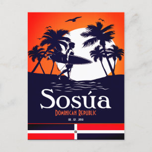 Sosúa Beach Dominican - ‌  souvenirs 60 jaar Briefkaart