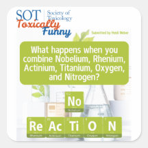 SOT - Toxisch Grappig - Geen ReAcTiON Sticker