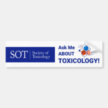 SOT - Vraag me naar toxicologie - Bumpersticker