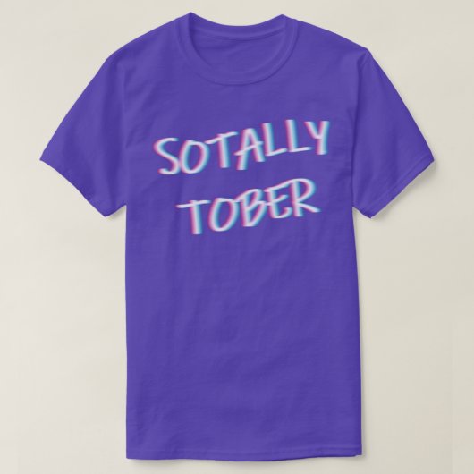 Sotally Tober Blurring Double Vision Drink Alco T-shirt (Design voorkant)