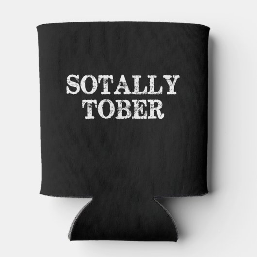 Sotally Tober Funny Custom Koelbox Blikjeskoeler (Achterkant)