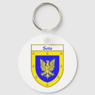 Soto Coat of Arms/Family Crest Sleutelhanger
