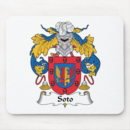 Soto Family Crest Muismat (Voorkant)