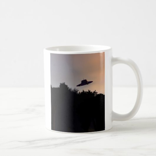 Soucoupe volante classique 2 Mug (Droite)