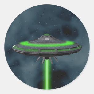 Soucoupe volante - Stickers Sci-Fi