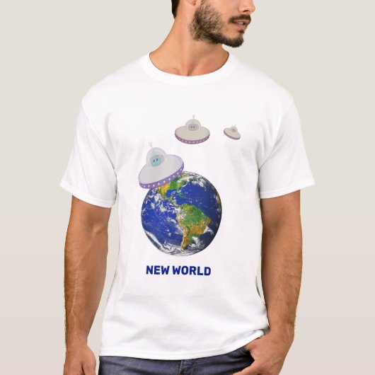 Soucoupes volantes partout dans le monde T-shirt (Devant)