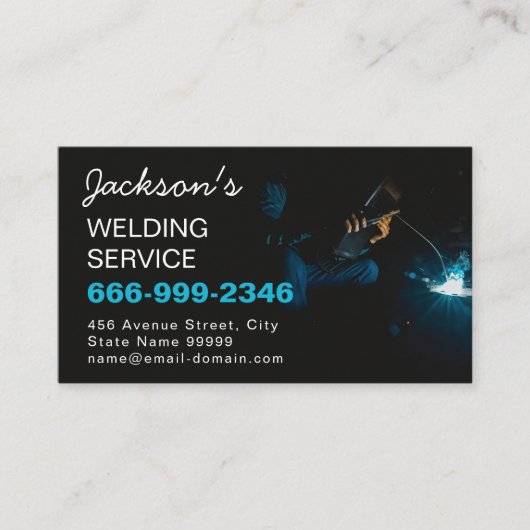 Soudage Carte de visite de soudure de fabrication  (Devant)