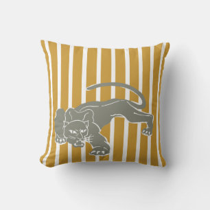 Soudan Brown Safari Coussin de bande avec Leopard