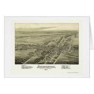 Souderton, PA Panoramic Map - 1894