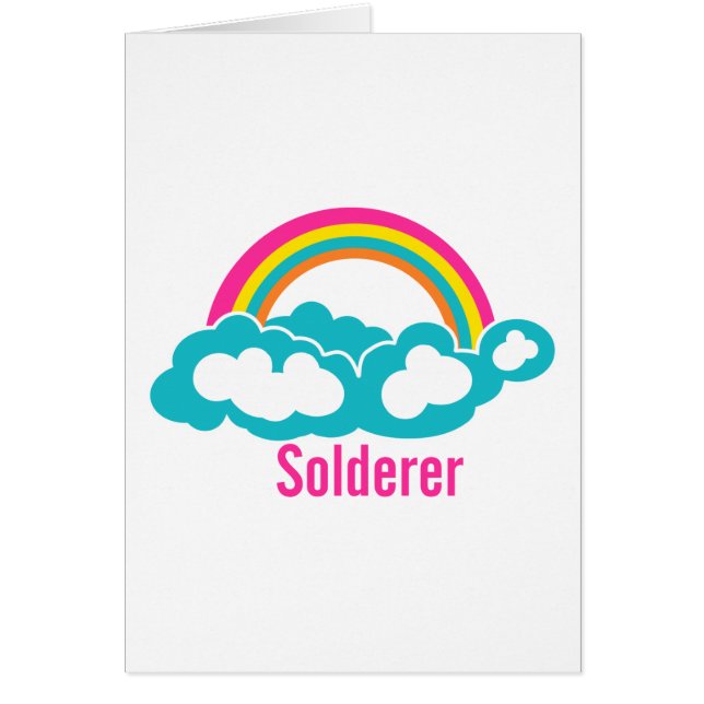 Soudeur à nuages arc-en-ciel (Devant)