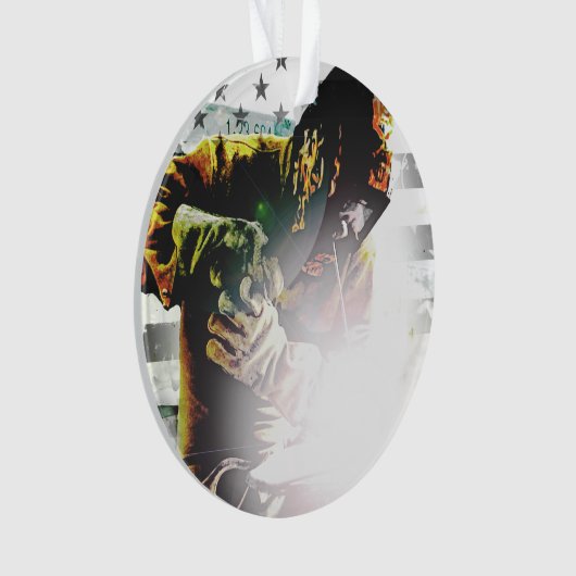 Soudeuse de drapeau américain (devant)