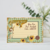 SOUFFLE - Carte de remerciements (Debout devant)