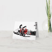 Soufflement par la carte de note de Peterbilt (Devant)