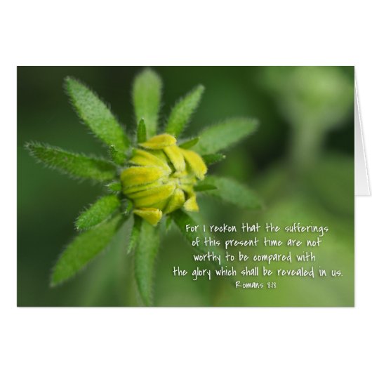 Souffrances actuelles Romains 8:18 Marguerite Jaun (Devant horizontal)