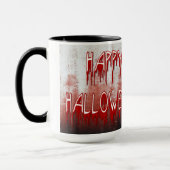 Souffrant De Joyeuse Mug Sanguine D'Halloween (Gauche)