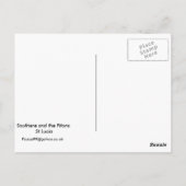 Soufriere en Pitons Saint Lucia Briefkaart (Achterkant)