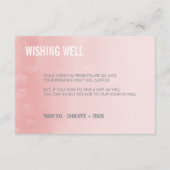 SOUHAIT BIEN CARTE :: ombre aquarelle corail (Dos)