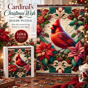 Souhait de Noël du Cardinal Puzzle de 1 014 pièces