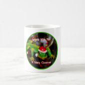 Souhait d'iguane vous une tasse de Joyeux Noël (Centre)