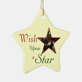 Souhait sur un ornement d'étoile (Droite)