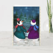 Souhait sur une carte de Noël d'étoile (Dos)