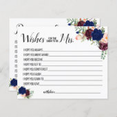 Souhaite que le bientôt être la carte florale de M (Devant / Derrière)