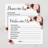 Souhaite que le bientôt soit la carte de Mme marsa (Devant / Derrière)