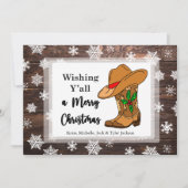 Souhaitez à vous tous une joyeuse carte de Noël (Devant)