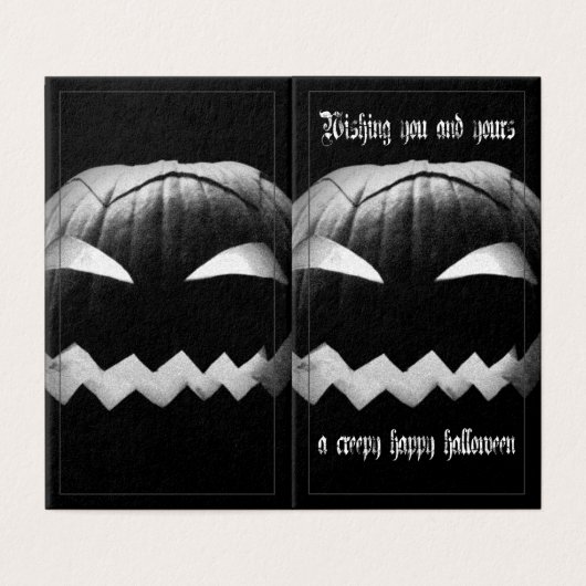 Souhaitez-vous et à vous un Halloween déplaisant e (Outside Unfolded)