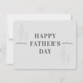 Souhaitez-vous être éternel, fête des pères carte  (Dos)