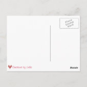 Souhaitez-Vous Être Ici Carte Postale (Dos)