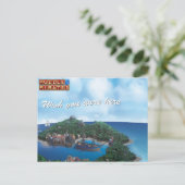 Souhaitez-Vous Être Ici Carte Postale (Debout devant)