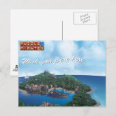 Souhaitez-Vous Être Ici Carte Postale (Devant / Derrière)