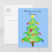 Souhaitez-vous être ici cette carte postale de Noë (Devant / Derrière)