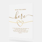 Souhaitez-vous être ici Mariage Memorial (Angle)