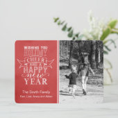 Souhaitez-vous la fête de Noël | Carte d'aquarelle (Debout devant)