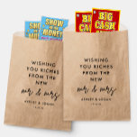 Souhaitez-vous Riches Mariages Scratchers Favorise<br><div class="desc">Wishing you Riches Mariage Ticket Favor Bags Ajoutez du texte personnalisé au verso pour fournir toutes les informations supplémentaires nécessaires à vos invités.</div>
